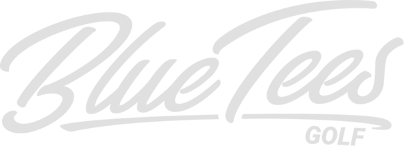 Blue tees golf logo